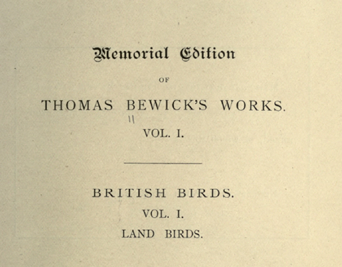 Bewick's guide to British birds